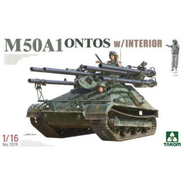 1:16 Сборная модель танка M50A1 ONTOS w/INTERIOR