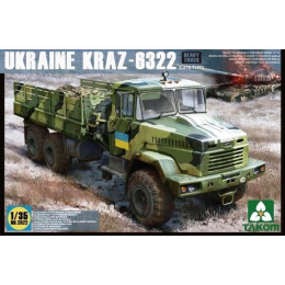 1:35 Сборная модель Ukraine KrAZ-6322