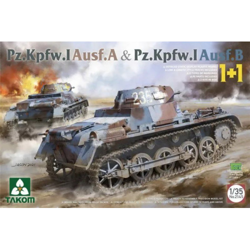 1:35 Сборная модель Pz.Kpfw.I Ausf.A &  Pz.Kpfw.I Ausf. B (1+1)