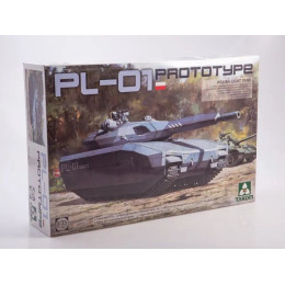 1:35 Сборная модель Polish PL-01 Prototype light tank