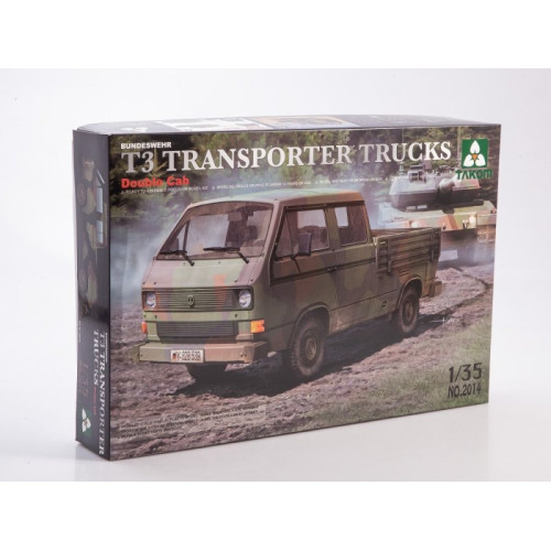 1:35 Сборная модель Bundeswehr T3 Transporter Double Cab