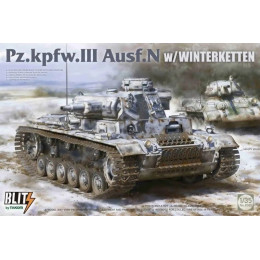 1:35 Сборная модель танка Pz.Kpfw.III Ausf.N w/WINTERKETTEN