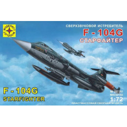 1:72 Сборная модель сверхзвуковой истребитель F-104G "Старфайтер"