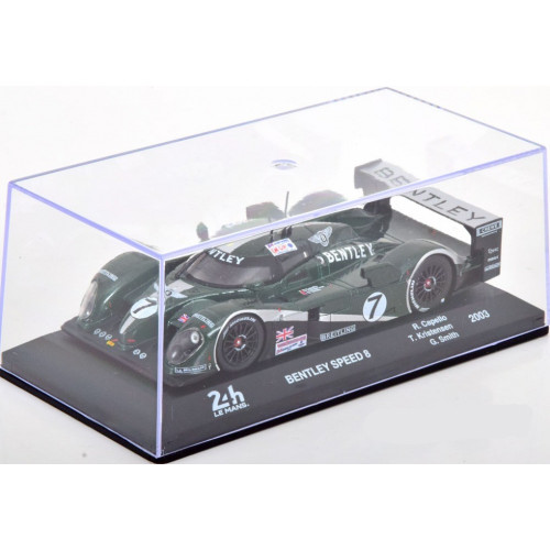 1:43 Масштабная модель BENTLEY Speed 8 4.0l Turbo V8 Team Bentley №7 Winner 24h Le Mans (2003) T.Kristensen - R.Capello - G.Smith, Green Met