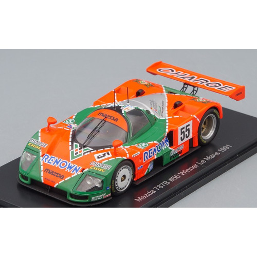 1:43 Масштабная модель MAZDA 787B RENOWN Weidler -Herbert-Gachot #55