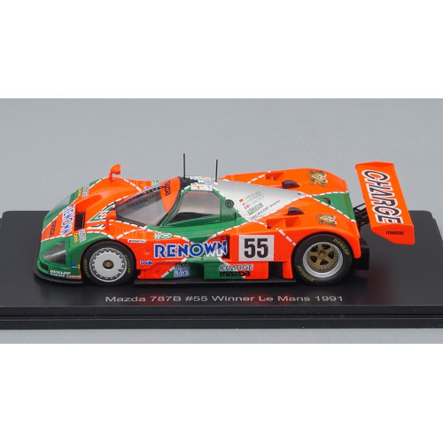 1:43 Масштабная модель MAZDA 787B RENOWN Weidler -Herbert-Gachot #55