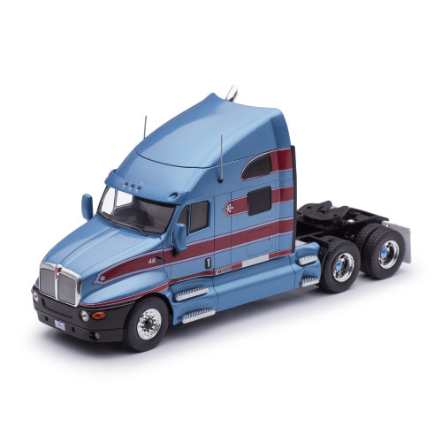 1:43 Масштабная модель KENWORTH T2000 1998 Blue/Red седельный тягач