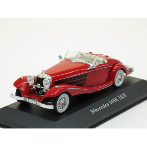 1:43 Масштабная модель Mercedes-Benz 540K red - 1936