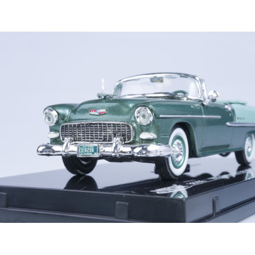 1:43 Масштабная модель Chevrolet Bel Air Open Convertible 1955 - Neptune Green