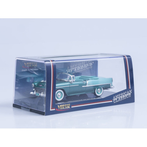 1:43 Масштабная модель Chevrolet Bel Air Open Convertible 1955 - Neptune Green