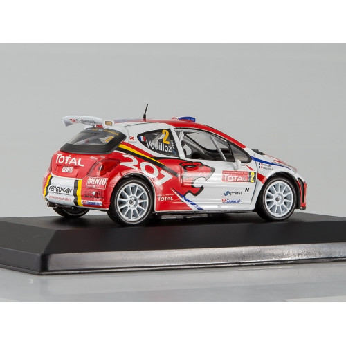 1:43 Масштабная модель Peugeot 207 S2000 №2, Nicolas Vouilloz - Nicolas Klinger, Rallye d'Ypres, 2008