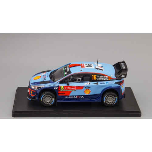 1:24 Масштабная модель HYUNDAI i20 WRC Sordo-Del Barrio Rally de Portugal #16 2018, blue