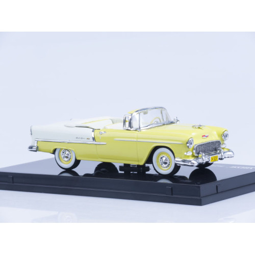 1:43 Масштабная модель Chevrolet Bel Air Open Convertible 1955 - Harvest Gold