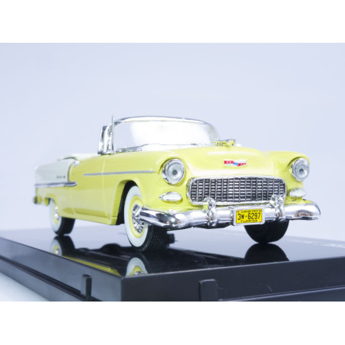 1:43 Масштабная модель Chevrolet Bel Air Open Convertible 1955 - Harvest Gold