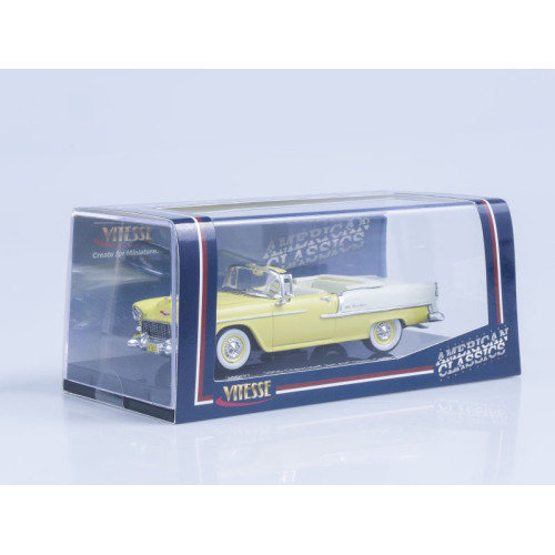 1:43 Масштабная модель Chevrolet Bel Air Open Convertible 1955 - Harvest Gold