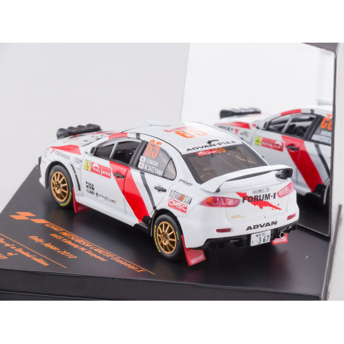 1:43 Масштабная модель Mitsubishi Lancer Evolution X - #65 Y.Onishi/M.Tateyama