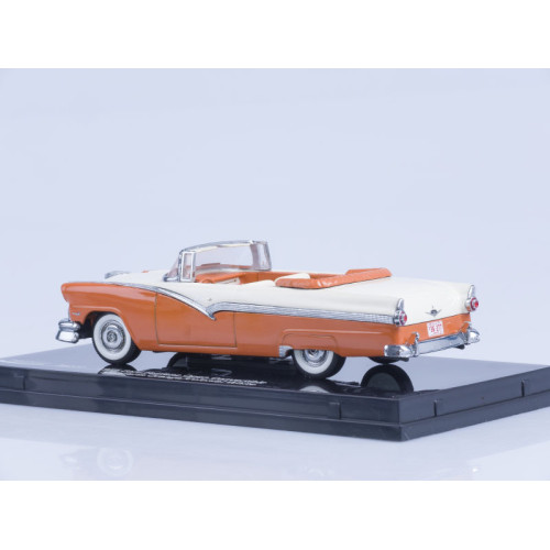 1:43 Масштабная модель Ford Fairlane Open Convertible 1956 Mandarin Orange/Colonial White