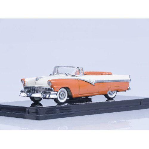 1:43 Масштабная модель Ford Fairlane Open Convertible 1956 Mandarin Orange/Colonial White