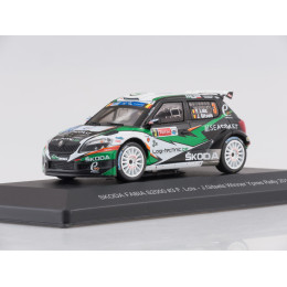 1:43 Масштабная модель Skoda Fabia S2000, No.3, Rallye Ypres, 2014, F.Loix/J.Gitsels