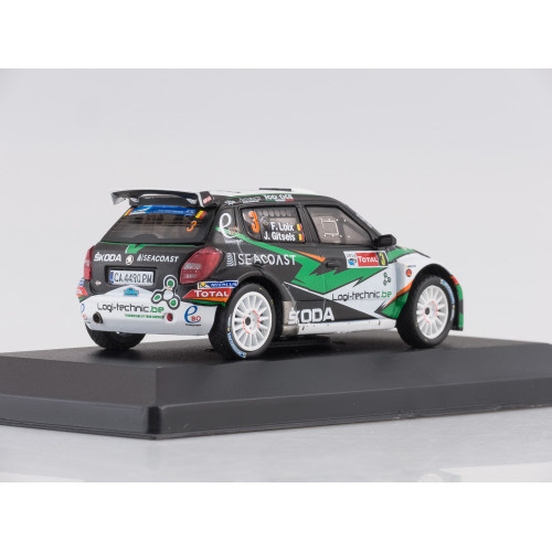 1:43 Масштабная модель Skoda Fabia S2000, No.3, Rallye Ypres, 2014, F.Loix/J.Gitsels