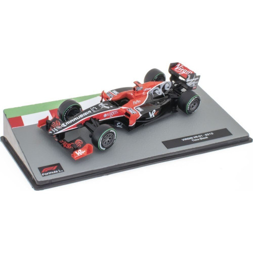 1:43 Масштабная модель VIRGIN RACING F1 Vr-01 N 24 Season (2010) Timo Glock, Red Black