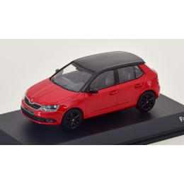 1:43 Масштабная модель SKODA Fabia, red black