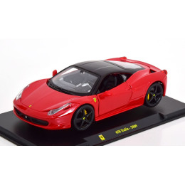 1:24 Масштабная модель FERRARI 458 Italia (2009), red black