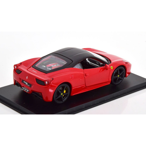 1:24 Масштабная модель FERRARI 458 Italia (2009), red black