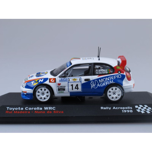 1:43 Масштабная модель Toyota Corolla WRC №14, Rally Acropolis (Raul Madeira - Nuno da Silva) 1998