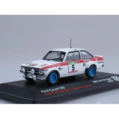 1:43 Масштабная модель Ford Escort RS №5, Jean-Pierre Nicolas / Vincent Laverne Rallye de Portugal 1978