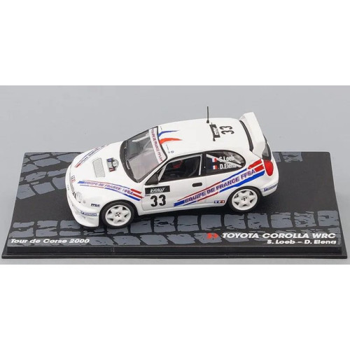 1:43 Масштабная модель Toyota Corolla WRC #33 S.Loeb/Elena Tour De Corse 2000