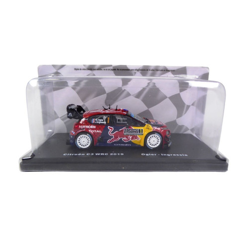 1:43 Масштабная модель CITROEN C3 WRC Winner Rally Monte Carlo, Ogier/Ingrassia (2019), Red Bull