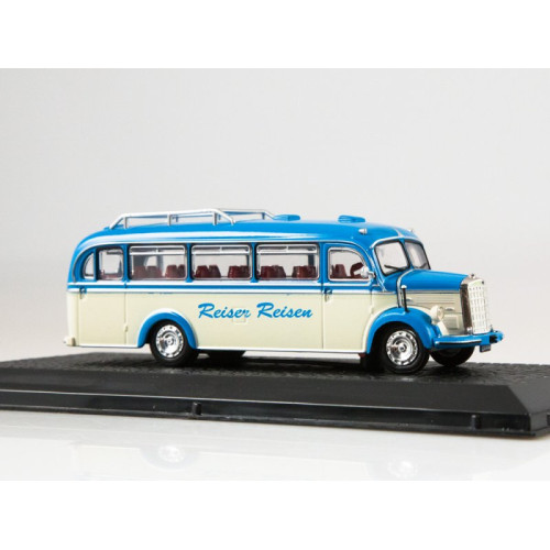 1:72 Масштабная модель Автобус Mercedes-Benz O3500 1949 Blue/White