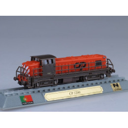 1:160 Масштабная модель CP 1200 diesel electric locomotive Portugal 1961