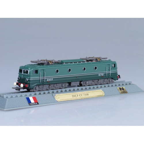 1:160 Масштабная модель Электровоз SNCF CC 7100 Electic France 1952