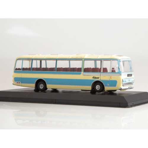 1:72 Масштабная модель Автобус Leyland Leopard Plaxton Panorama Coach "Samuel Ledgards" 1965 Beige/Blue