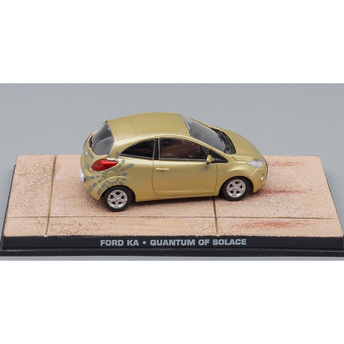 1:43 Масштабная модель Ford Ka (gold), A Quantum Of Solace, Автомобиль Джеймса Бонда