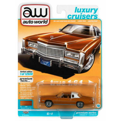 1:64 Масштабная модель CADILLAC Eldorado 1975 Orange