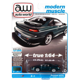 1:64 Масштабная модель DODGE 1992 Stealth T/T Twins Turbo, green