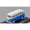 1:43 Масштабная модель VOLKSWAGEN Samba Bus, бело-синий