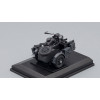 1:43 Масштабная модель BMW R75 motorcycle with sidecar, matte dark grey