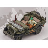 1:43 Масштабная модель JEEP Willys 1/4 Ton military vehicle with 1 Soldier