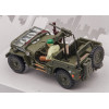 1:43 Масштабная модель JEEP Willys 1/4 Ton military vehicle with 1 Soldier