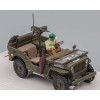 1:43 Масштабная модель JEEP Willys 1/4 Ton military vehicle with 1 Soldier