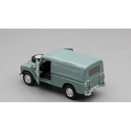 1:43 Масштабная модель LAND ROVER Series 109 с тентом, grey green