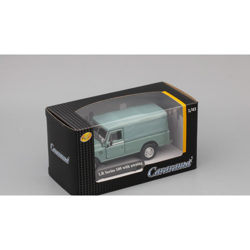 1:43 Масштабная модель LAND ROVER Series 109 с тентом, grey green